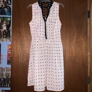 NWOT F21 Midi Dress with Peter Pan Collar